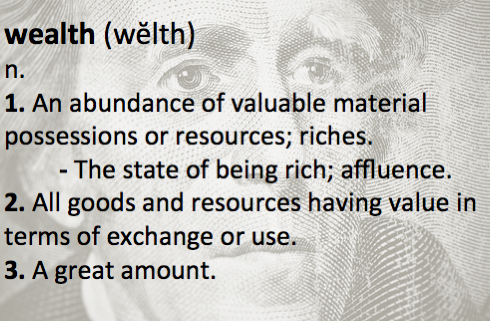 Synonym For Not Wealth