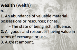 Definition of Wealth