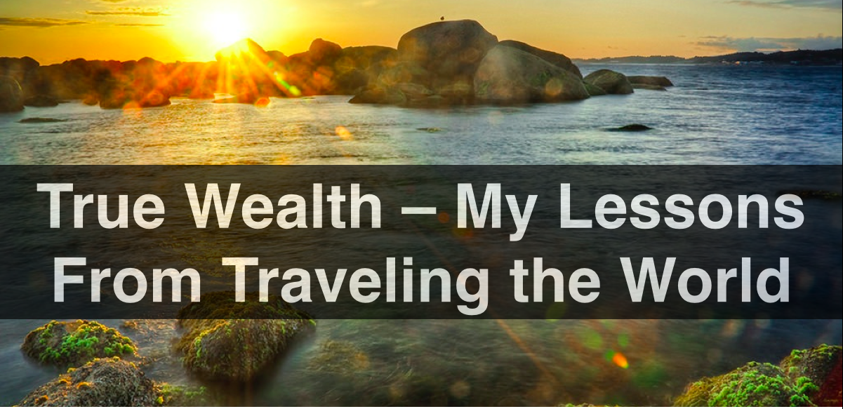 travel is wealth